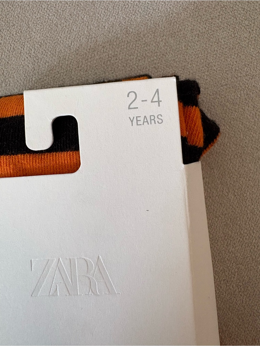 ZARA STRIPED TIGHTS - Picture 2 of 4
